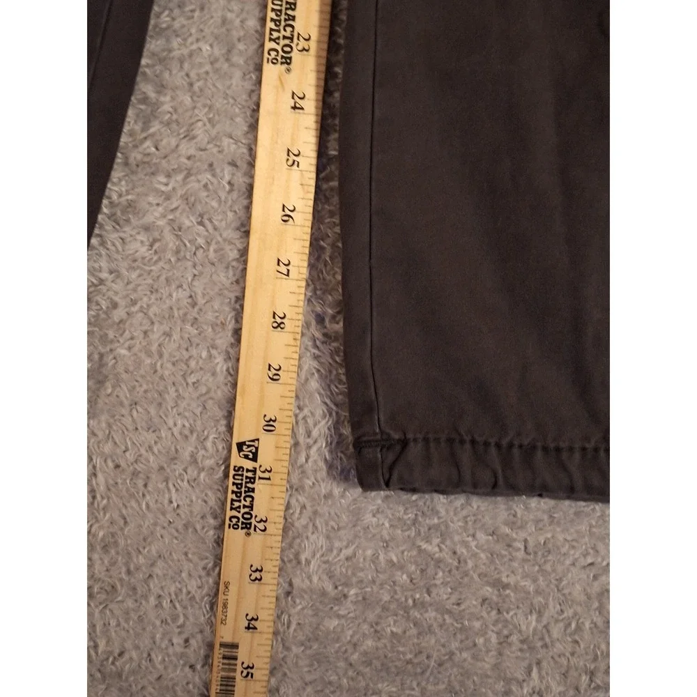 True Religion Anthony Mens Cargo Pants Size 30 Charcoal Grey Straight Drawstring